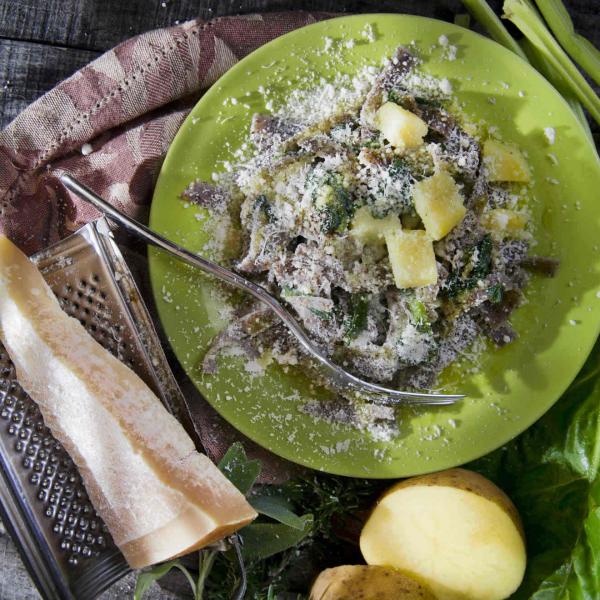 piatto di pizzoccheri in valtellina